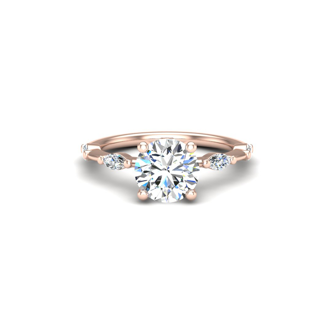 Navy Engagement ring